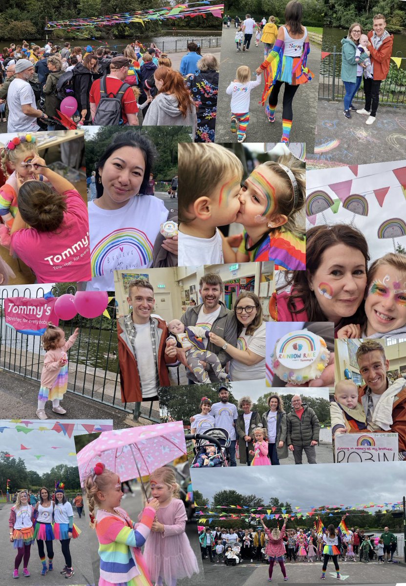 Rainbow Race 2023 has, so far, raised an incredible £10,429! All money raised going to @tommys Research Centre, Manchester. Thank you to everyone that’s supported us! Thank you to @SEALIFEManc @foundationdyson @nextofficial @GreggsOfficial for their raffle donations. 🌈🌈🌈