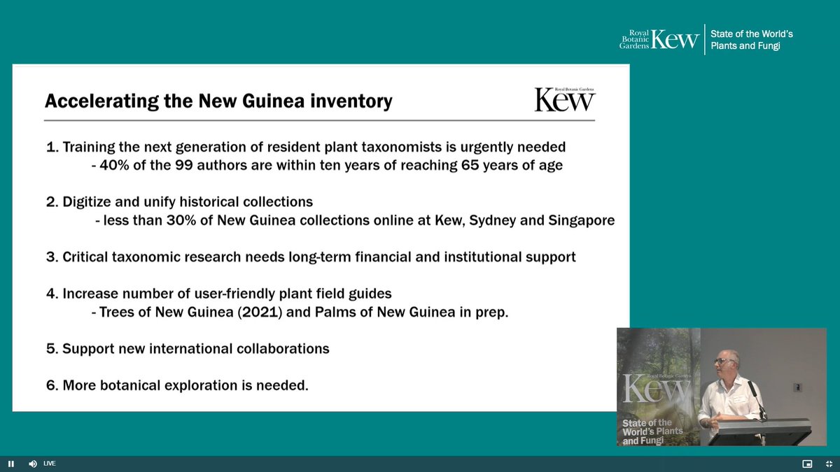 State of the World' s Plant & Fungi Symposium #SOTWPF2023 Day 1

Enjoyed an excellent talk (online) by @timutteridge on Plant diversity of Indo-Australia: Understanding knowledge gaps.  @KewScience
Sad to see devastation caused by #oilpalm plantation to the native #biodiversity.