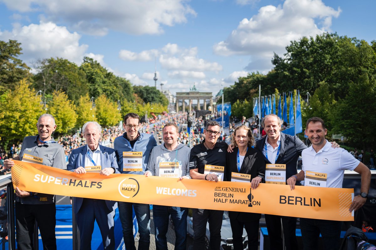 📣🇩🇪 BREAKING NEWS. It's official - the GENERALI BERLIN HALF MARATHON is joining the SuperHalfs half marathon series! As the official (and proud!) partner of the @5uperHalfs series and it's charity programme we are delighted to share this news! #superhalfs