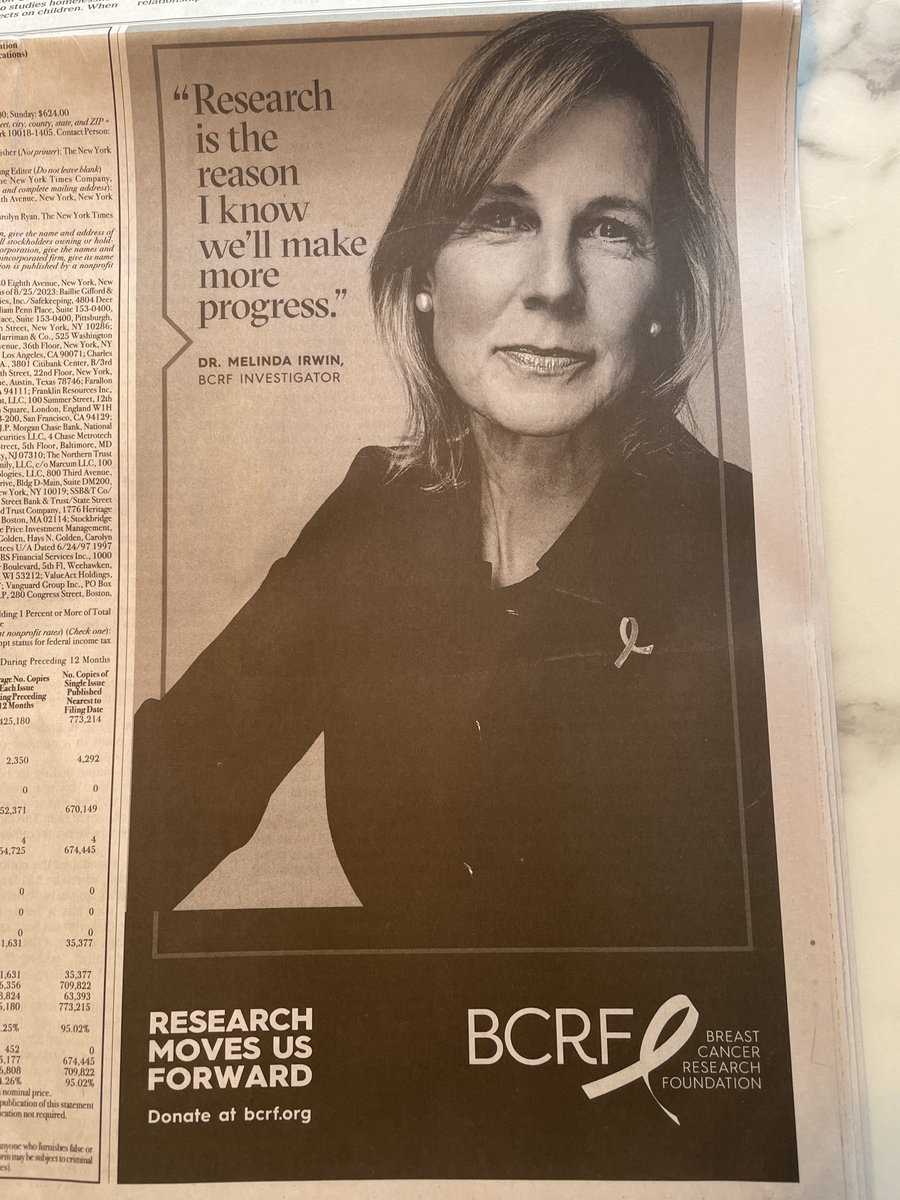 Yale School of Public Health (@yalesph) on Twitter photo Did you see our own @mirwin_yale in the Sunday <a href="/nytimes/">The New York Times</a> this week?
Irwin, our associate dean of research, was featured in a <a href="/BCRFcure/">The Breast Cancer Research Foundation</a> campaign for #BreastCancerAwarenessMonth. Did you see our own @mirwin_yale in the Sunday <a href="/nytimes/">The New York Times</a> this week?
Irwin, our associate dean of research, was featured in a <a href="/BCRFcure/">The Breast Cancer Research Foundation</a> campaign for #BreastCancerAwarenessMonth.