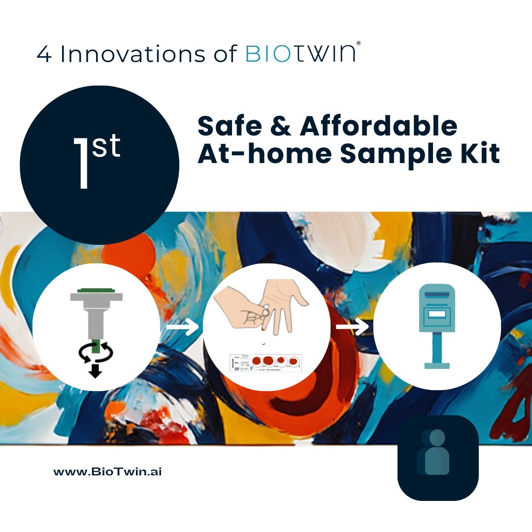 🔬 Introducing BioTwin’s first innovation - the BioTwin Sample Kit! 🌟
🏡 Collect scientific samples from the comfort of your home with ease. It's cost-effective and user-friendly, offering a non-invasive and secure method.
#BioTwin #DigitalHealth #AI #HealthSurveillance  #TwinMe