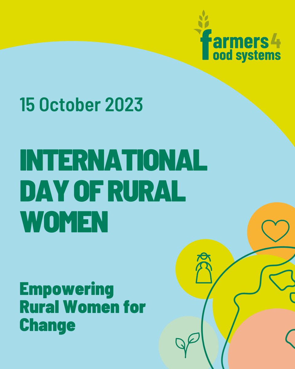 Farmers4FoodSys's tweet photo. #RuralWomen are indispensable agents of change in #FoodSystems, but their efforts often go unrecognised. 👩‍🌾

On #RuralWomen Day &amp; every day, stand up for #WomenFarmers' rights to let them express their full potential! 

📺Watch their inspiring stories NOW:
https://t.co/Kza5MzLtEM https://t.co/z3LmLgB1bA