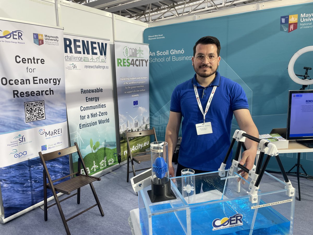 NexSys PhD researcher Behnam Mohseni Gharyehsafa is at #WEItradeshow. As part of his NexSys research, Behnam is studying energy flexibility measures for campus buildings in Maynooth University.
#researchcommunication #energysystems #energyresearch
