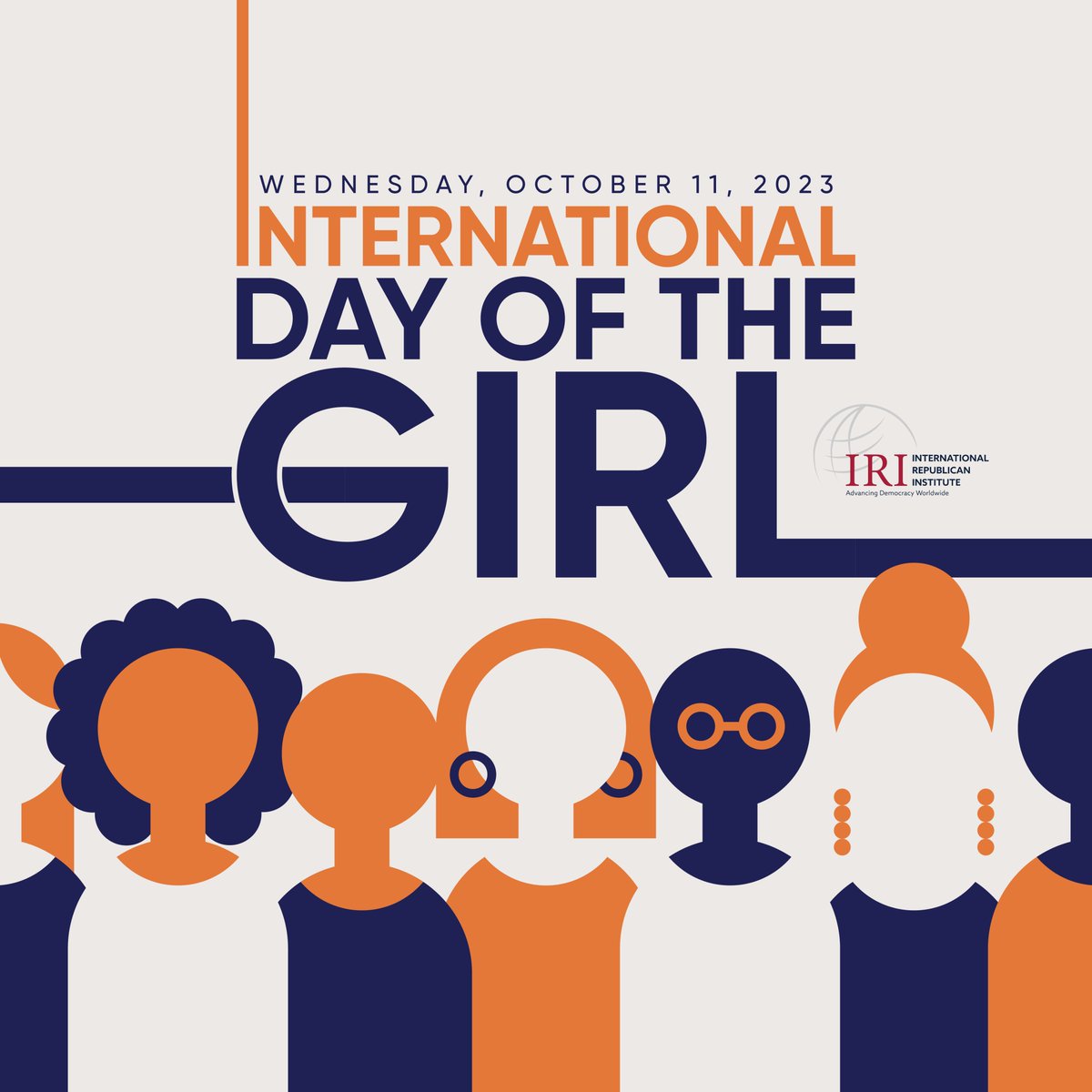 IRIglobal's tweet photo. Today is #InternationalDayoftheGirl. @IRIglobal through @WDN empowers girls to engage in the political process and equip them with the skills to take on greater leadership roles.

Learn more about the work of @WDN below:  https://t.co/sA7COFhxX8 https://t.co/QQeOnVzPyu