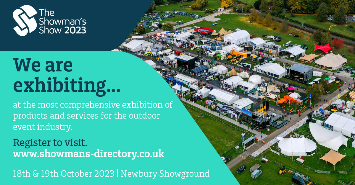 We'll be at the Showman's Show this year showcasing two of our Barker's Marquees - the elegant Celeste Pole and the classic Traditional Marquee. Pop along and see us at Stand 124, Avenue G 📍

#TectonicsUK #BarkersMarquees #EventShowcase #ShowmansShow2023