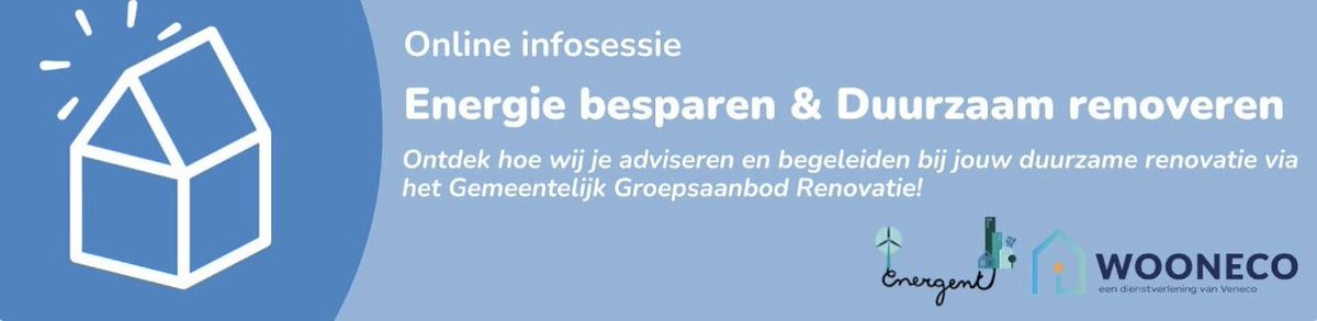 Veneco_be (@veneco_be) on Twitter photo Wil jij minder energie verbruiken? Overweeg je de stap naar een renovatie en kan je nog wat extra hulp gebruiken?
Schrijf in voor de gratis online infosessie:
docs.google.com/forms/d/e/1FAIโฆ
Samen met <a href="/EnerGentBe/">Energent cv</a> & #Wooneco Wil jij minder energie verbruiken? Overweeg je de stap naar een renovatie en kan je nog wat extra hulp gebruiken?
Schrijf in voor de gratis online infosessie:
docs.google.com/forms/d/e/1FAIโฆ
Samen met <a href="/EnerGentBe/">Energent cv</a> & #Wooneco