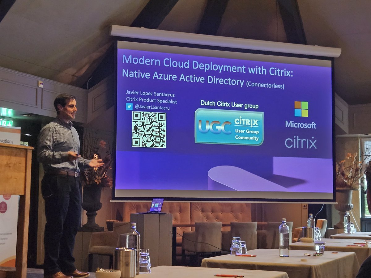 DuCUG's tweet photo. Next session: Modern cloud deployment with Citrix by @JavierLSantacru #DuCUG https://t.co/xuItxQnsL9