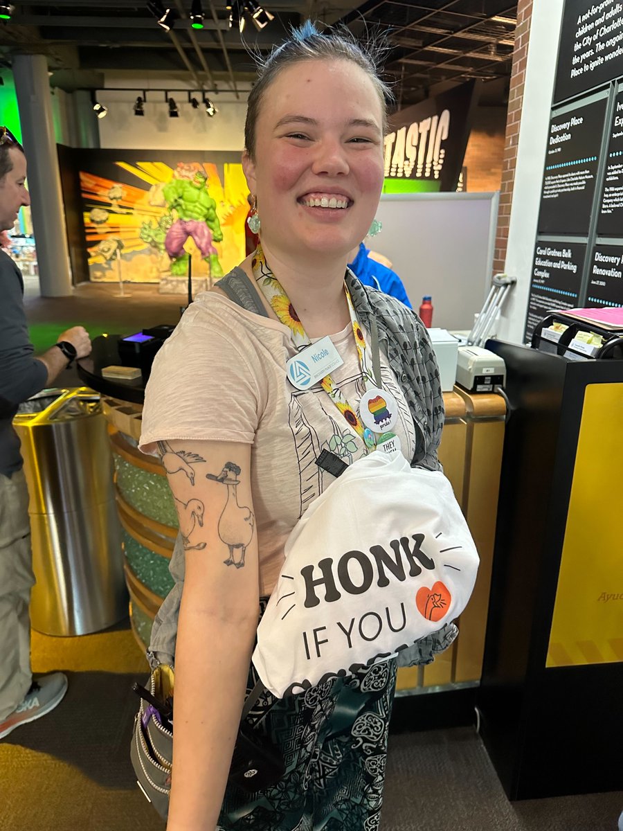 Goosechase's tweet photo. We 🧡 science! 

🚀 @Goosechase had a blast launching an Experience at the @ScienceCenters conference at @discoveryplace in Charlotte, NC! #ASTC2023

🗺️ Discover how YOU can give tours your guests will actually write home about! https://t.co/xxCXAGZClv https://t.co/6cyld8dwuw