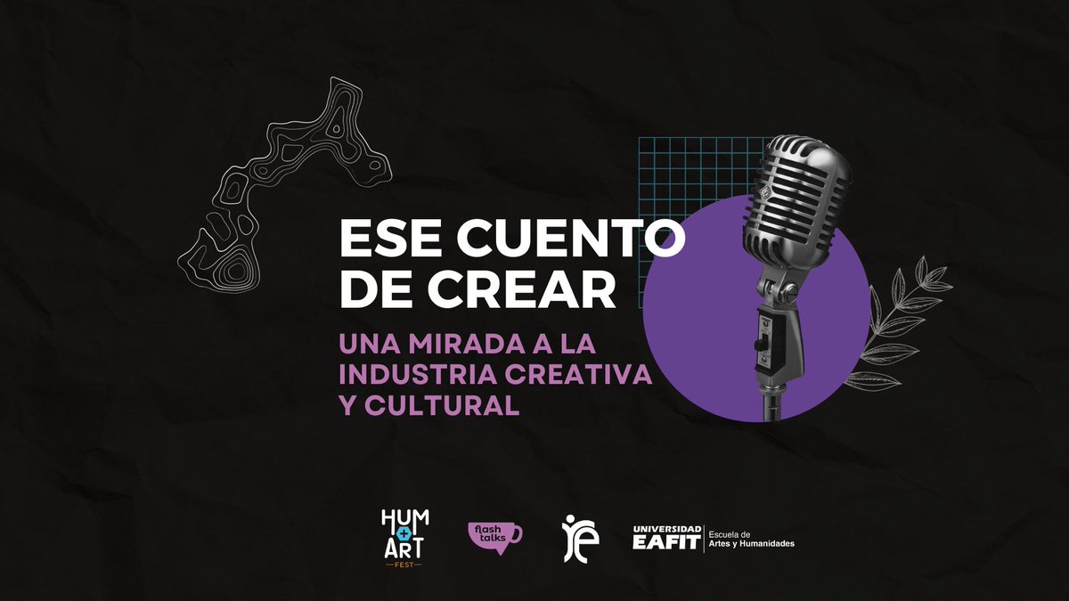 Te invitamos a esta #FlashTalk en la que conversan @lluevelove; <a href="/pauliyepes/">Paulina Yepes V</a>, y Cecilia Cardona, de El Pauer.
Un encuentro que hace parte de nuestro Festival de Artes y Humanidades, #HumArtFest
🗓 Jueves 12 de octubre
⏰ 10:00 a.m.
📍Bloque 38, aula 104, <a href="/EAFIT/">Universidad EAFIT</a> 

#vpodcast