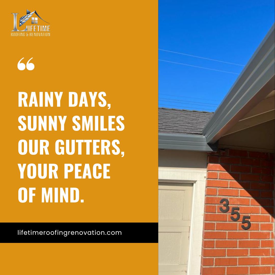 LifeTimeR00F's tweet image. Rainy days, sunny smiles! Our gutters, your peace of mind. Experience worry-free protection with Lifetime Roofing &amp;amp; Renovation. Learn more at lifetimeroofingrenovation.com. ☔🏡
.
.
#HomeRenovation #GutterProtection #PeaceOfMind #HomeMaintenance #RainyDaySolutions #HomeExterior