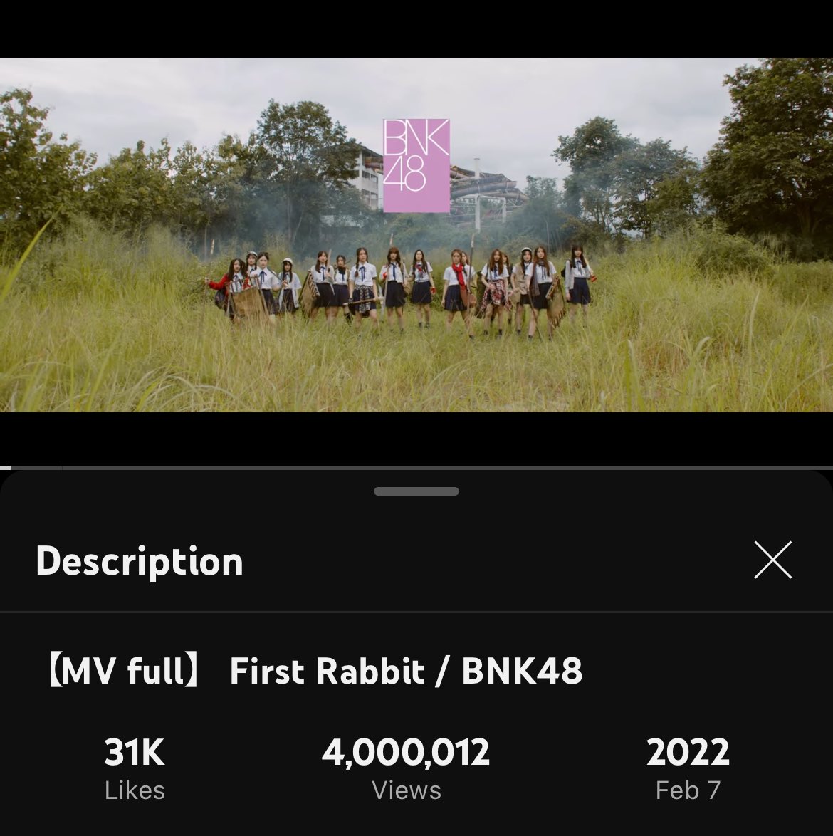 MV First Rabbit 4ล้านวิวแล้วววววววววววว😭😭😭😭🫶🏻🫶🏻🫶🏻🫶🏻🫶🏻 ยินดีกับเจ้ากระต่าย 18 ตัวด้วยนะ❤️🐇
#BNK483rdGeneration #BNK48 #FirstRa3bitTH