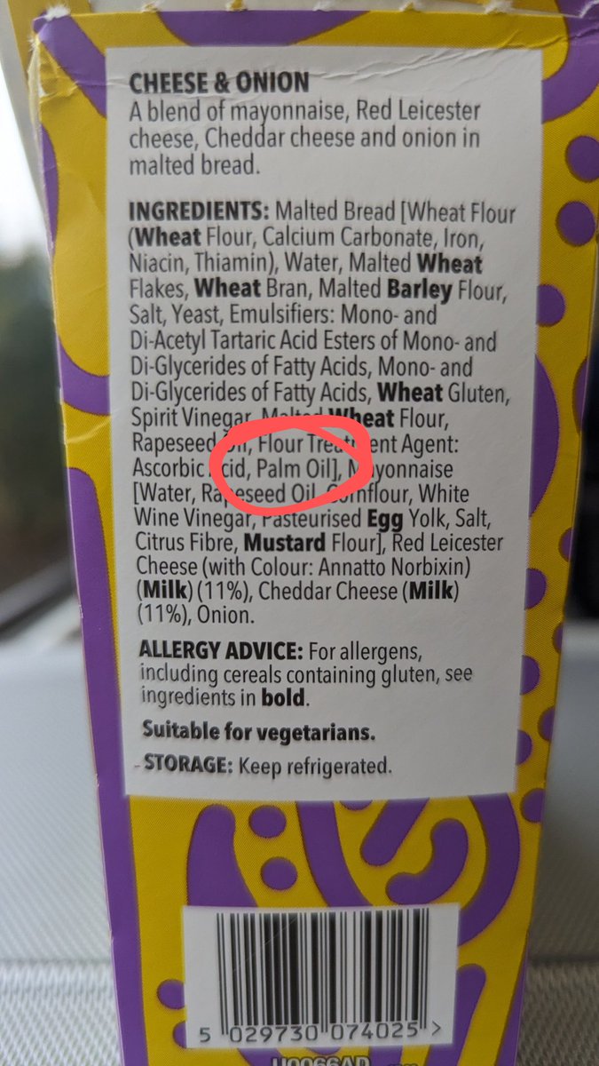 Hey <a href="/urbaneat/">Urban Eat</a> , I love your Urban Garden Project initiative, so why do your ingredients still include palm oil?