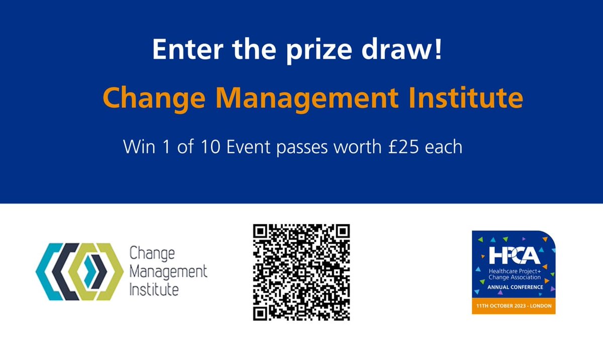 TaraHickey1633's tweet image. 🌟WIN🌟 A free ticket to a Change Management Institute event!🌟10 up for grabs! 🌟eu1.hubs.ly/H05JFBM0  #HPCAconf2023 #HPCAconf23