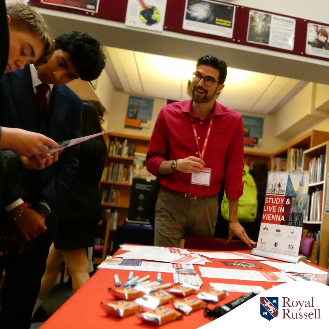 Today, we were delighted to host four European universities at our Overseas Mini University Fair in the Senior School Library. Thank you to @uniBocconi, @moduluniversity, @constructor_uni and @ehl.lausanne for joining us.