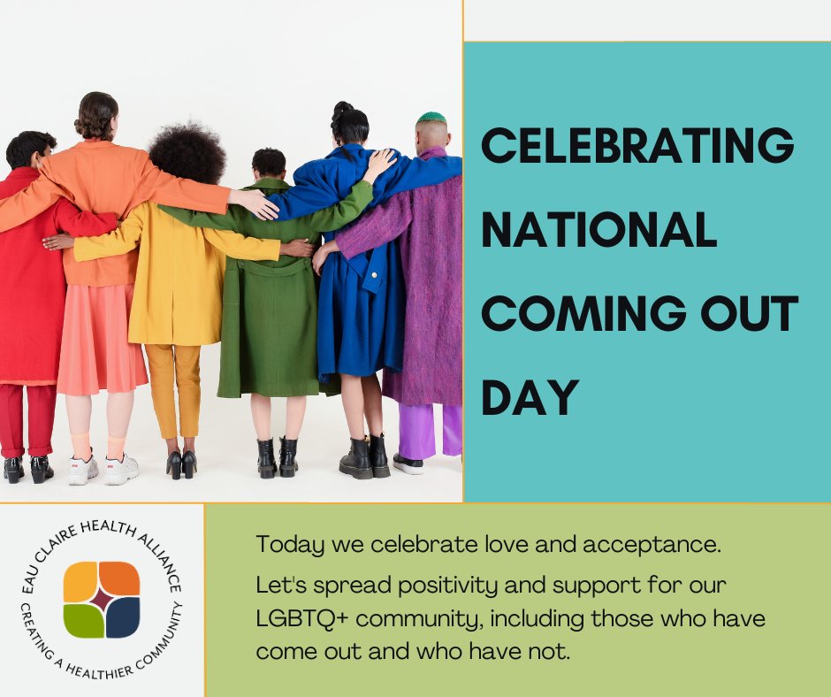 ecalliance's tweet photo. Happy National Coming Out Day! 🏳️‍🌈
Sharing your authentic self with others is not always safe or easy, but when possible, it can be a powerful key to breaking down barriers that LGBTQIA+ people face.
#NationalComingOutDay https://t.co/VUWXLLGPA9