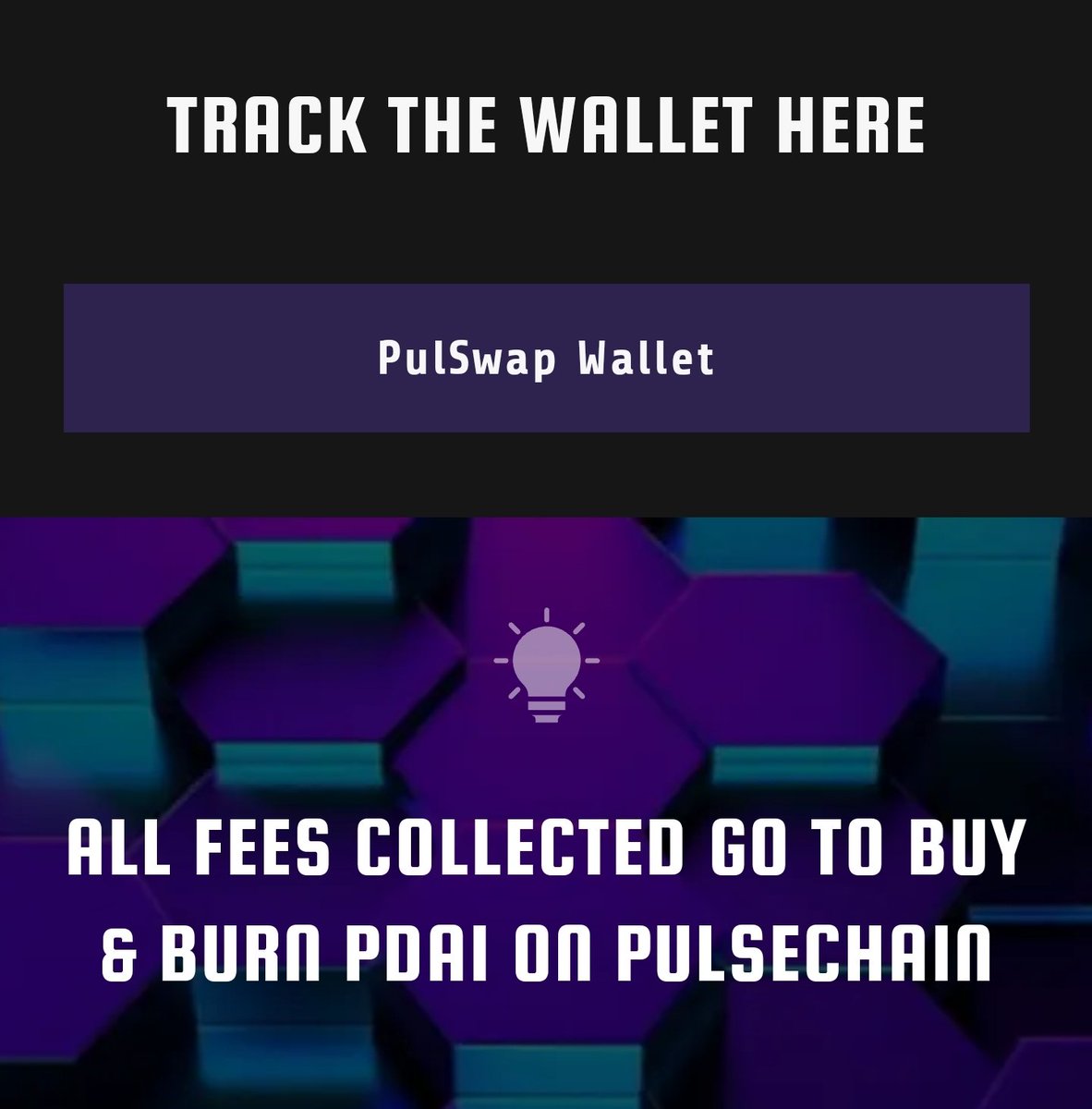 A few updates to the PulSwap website hosting the world's fastest bridge!

A redirect for mobile users to AnytoAny.io until <a href="/MetaMask/">MetaMask 🦊</a> re-enable iframe widgets 🙄

Also a button to take you to the PulSwap wallet to see the fees collected so far!

#PulseChain #pDai #dex