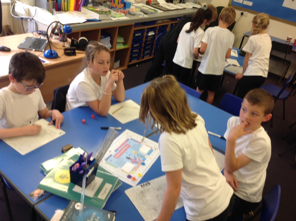 Foxes_Class's tweet image. Boring maths? Not in Year 4. We have found a way to transform a classic board game into addition and subtraction practice. Mathopoly sadly has no jail,  but we might introduce that next time. 
@SharksClass @WillowsCE