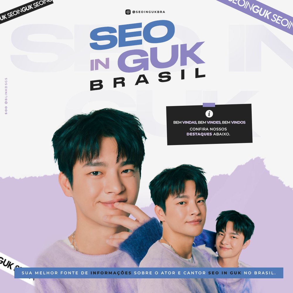 ∽ Sua fonte de informações atualizada sobre o ator e cantor sul-coreano Seo In Guk (서인국).

👤: seoingukbra.carrd.co
📸: instagram.com/seoingukbra
🎥: youtube.com/@SeoInGukBrasi…

🔔 Ative as notificações!