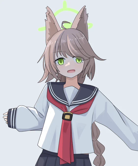 なんか再掲ツイートが受けてフォロワーがじわ増えしているので……普段は合成音声とかブルアカの絵描いたりうちの子すこったり曲作ったりしてます……曲はコテツイ見てください……良いので。 
