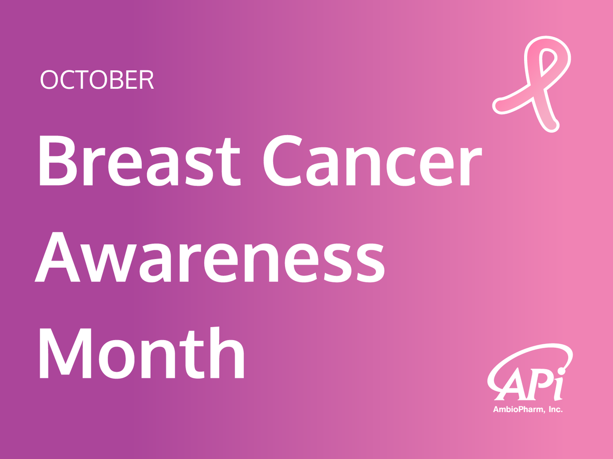 AmbioPharmInc's tweet photo. Our latest blog, “Peptide-based Therapeutics for Treating Breast Cancer” is in honor of October being #BreastCancerAwarenessMonth. 
https://t.co/4oXeLGr5mT https://t.co/jiR5KjZvBV