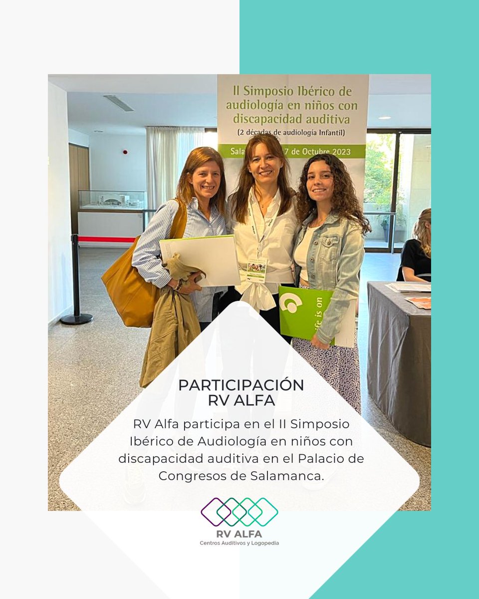 RVALFACentros's tweet photo. El 6 y 7 de octubre se celebró el II Simposio Ibérico de Audiología en niños con discapacidad auditiva en el Palacio de Congresos de Salamanca organizado por el Programa Infantil Phonak 👇🏼🦻🏼
#discapacidadauditiva #participacionrvalfa #rvalfa https://t.co/OTlu8uN9IO