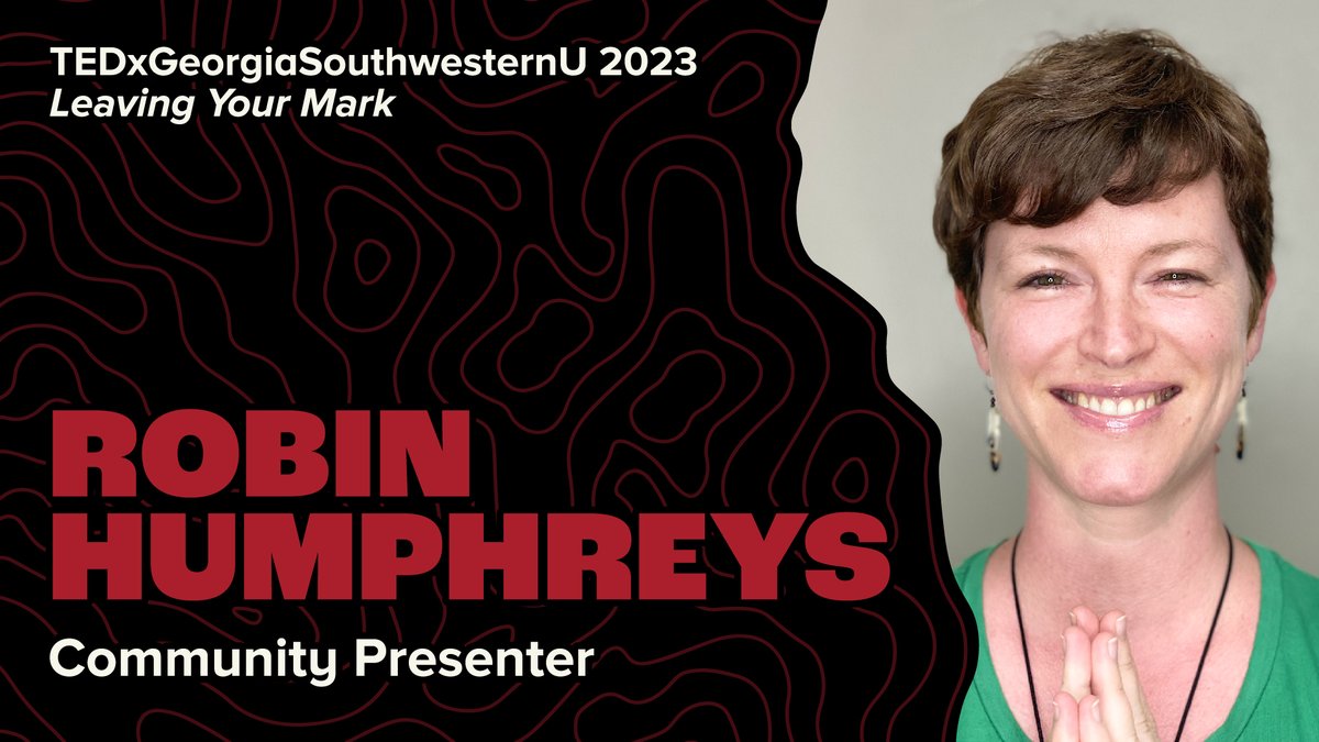 TEDxGSWU's tweet photo. Our next TEDxGeorgiaSouthwesternU: Leaving Your Mark speaker is Robin Humphreys.

Her talk on October 20 will be titled “The Healing Power of Creativity: Overcoming Depression Through Art.”

Learn more at https://t.co/WBN7xWqGqa. https://t.co/T3KDrXpq20