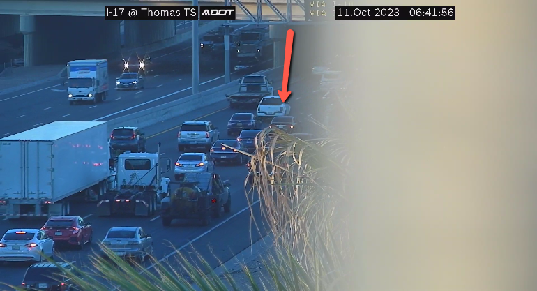 Disabled Vehicle On Freeway