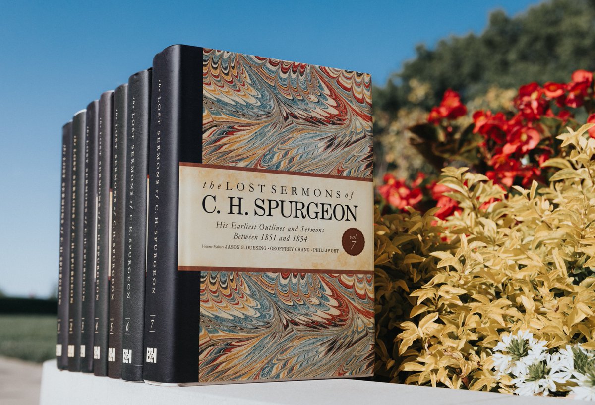 ✨GIVEAWAY✨

In celebration of #PastorsAppreciationMonth, we are giving away the ENTIRE 7 Volume set of Spurgeon's Lost Sermons published by <a href="/BHAcademic/">B&H Academic Books</a>!

Want to add this set to your bookshelf? FOLLOW + LIKE + RT for a chance to win. 

Learn more at mbts.edu/pastors