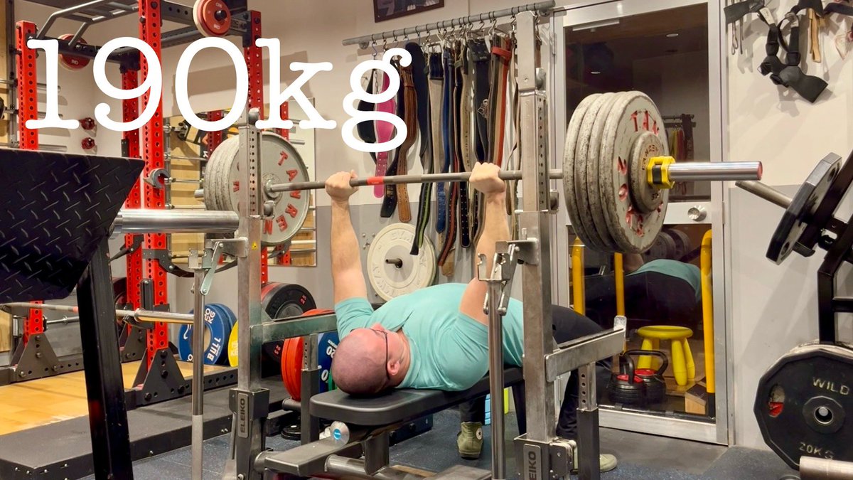 MAX更新しました〜💪

ベンチプレス 190kg
youtu.be/prsnHu8QdJc