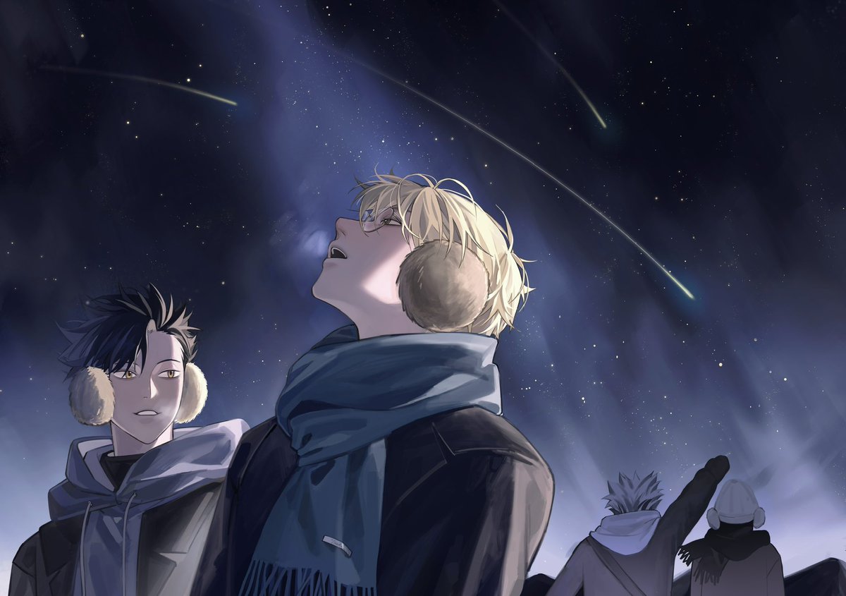 eco6716's tweet photo. #クロ月 https://t.co/6ahAeKvliB