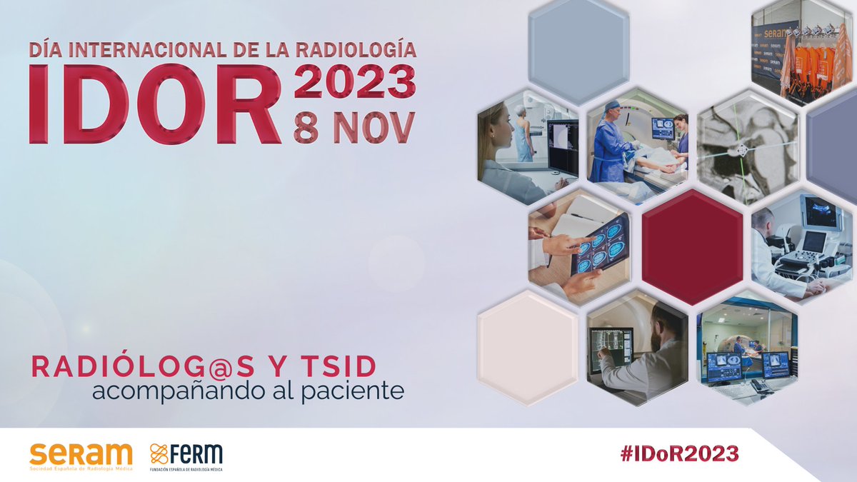 El #IDOR2023 es la cita para visibilizar la #Radiología y crear una mayor conciencia sobre el valor esencial que juega en la medicina

👉Te animamos a enviar fotografías de tu trabajo, con tus compañeros o cualquier imagen representativa de la especialidad para formar parte de