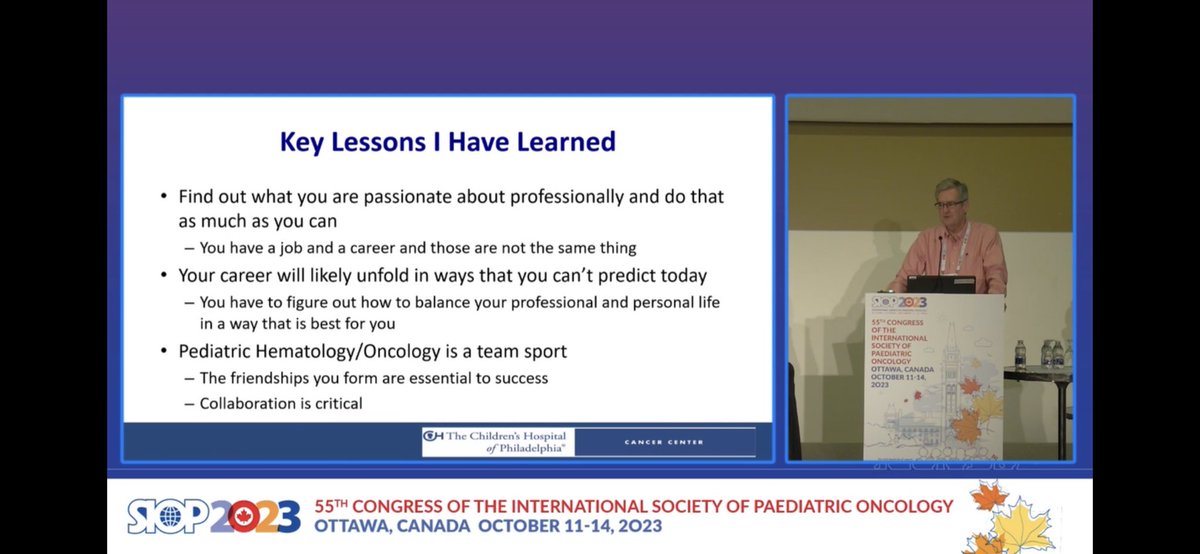 Alito1409's tweet image. From the title to the conclusions I use the right words! Dr. Stephen Hunger&apos;s journey has been very inspiring…

#siop2023ambassador
#SIOPcongress
@WorldSIOP @youngsiop