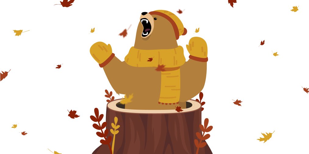 Smell that fresh honey and watch the leaves change. It’s fall, and it’s time to save on TunnelBear. Get 67% off a new, annual TunnelBear subscription today! tunnelbear.com/account/checko…