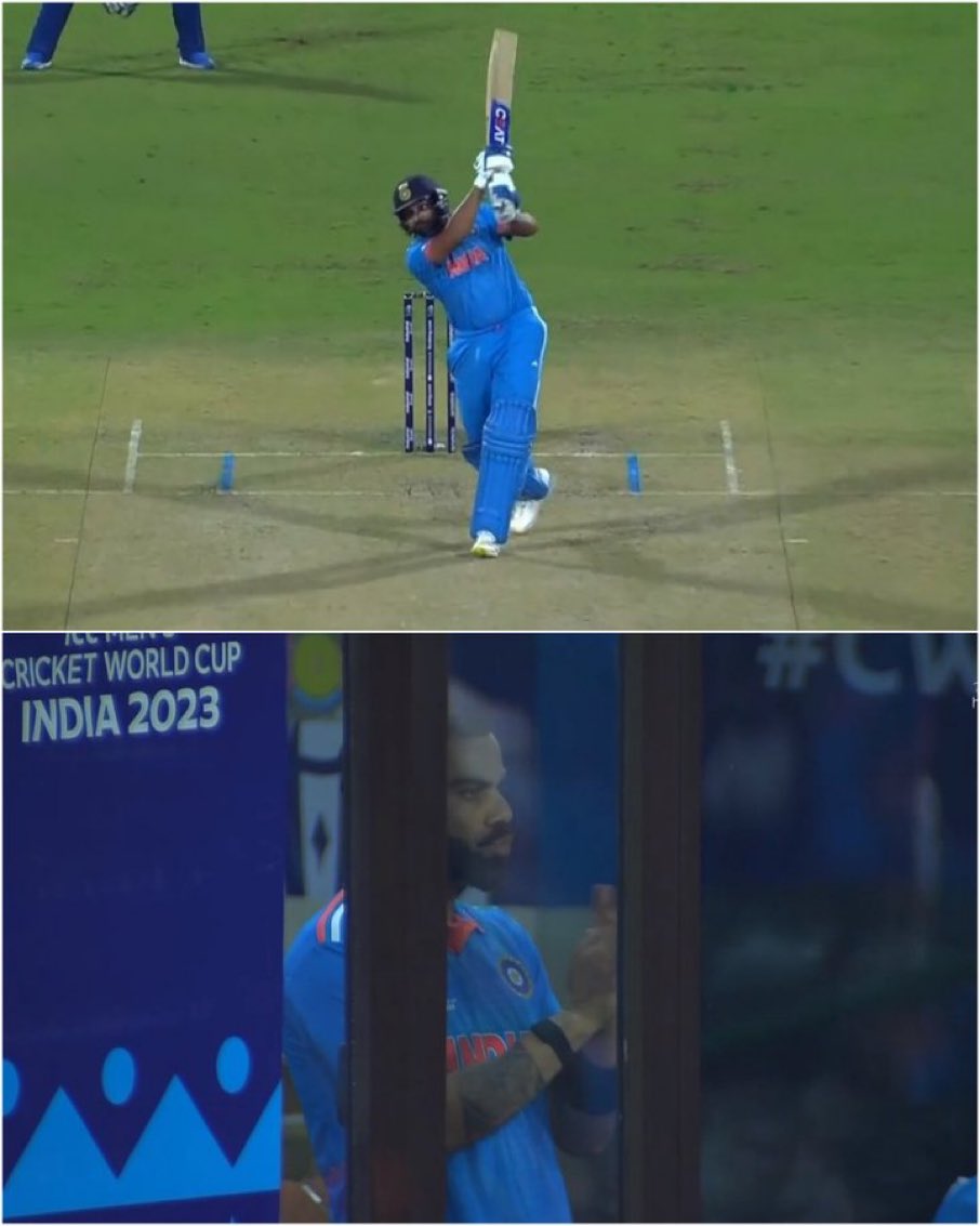 asmemesss's tweet image. Some things never change Virat Kohli loving the Rohit Sharma Show 🔥🔥