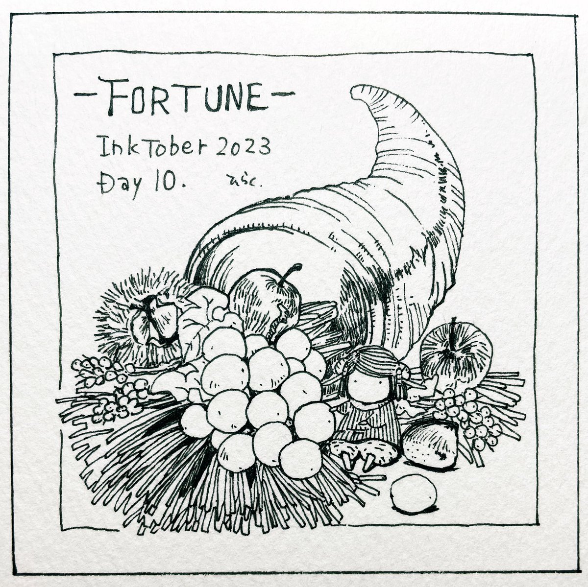 10/10: FORTUNE
あなたに素敵な未来がありますように。
I hope you have a wonderful future. 