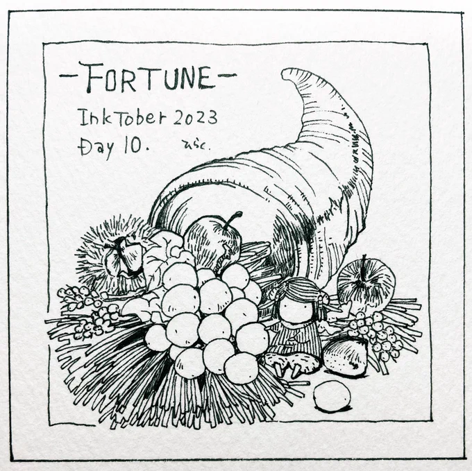 10/10: FORTUNE
あなたに素敵な未来がありますように。
I hope you have a wonderful future. 