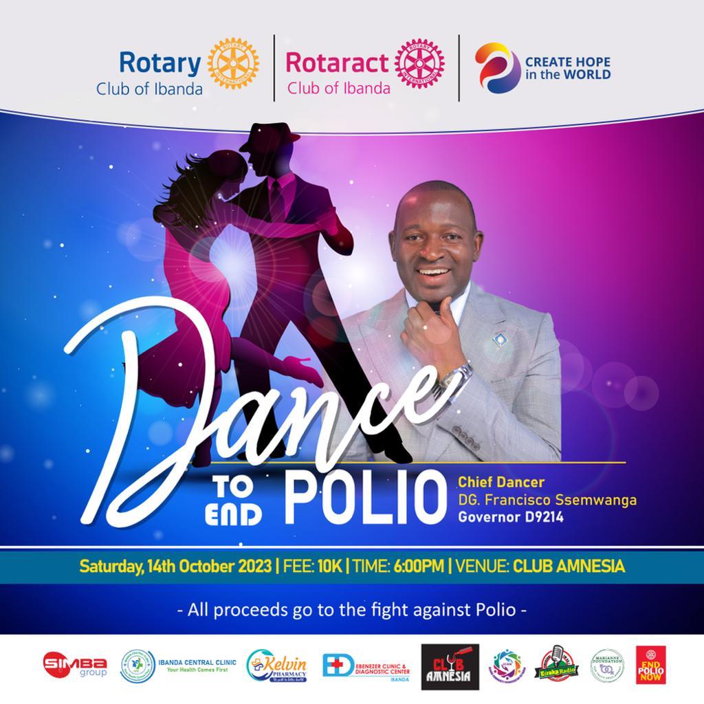 RCibanda's tweet photo. After visiting our Club Project at Nyamarebe High School, the District Governors visit will be concluded with a Dance for Polio at Club Amnesia. All proceeds from this Dance will go to the Polio Fund. Lets Fight Polio Together https://t.co/RSNSdsDnFo