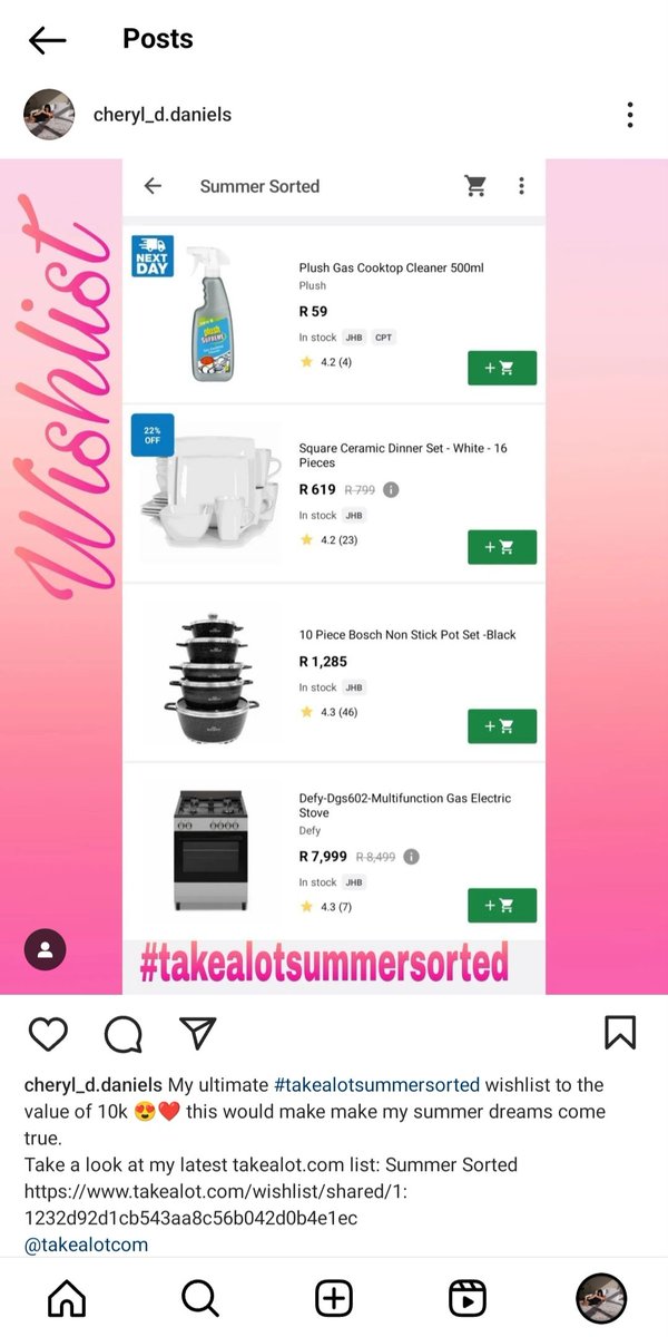 cheryldaniels59's tweet photo. @TAKEALOT #TakealotSummerSorted https://t.co/ko5mbQinpD