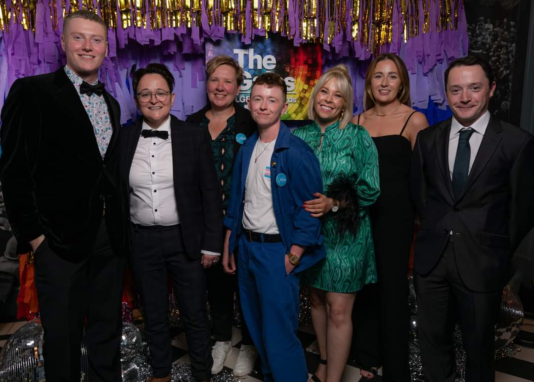 It's been such a privilege to join the @ShoutOut_IE Board of Directors this year, and to have attended @TheGalas with the team! The work ShoutOut do is vital to building LGBTQ inclusion in Ireland, a passion shared by @CTYI @DCU 🏳️‍🌈🏳️‍⚧️