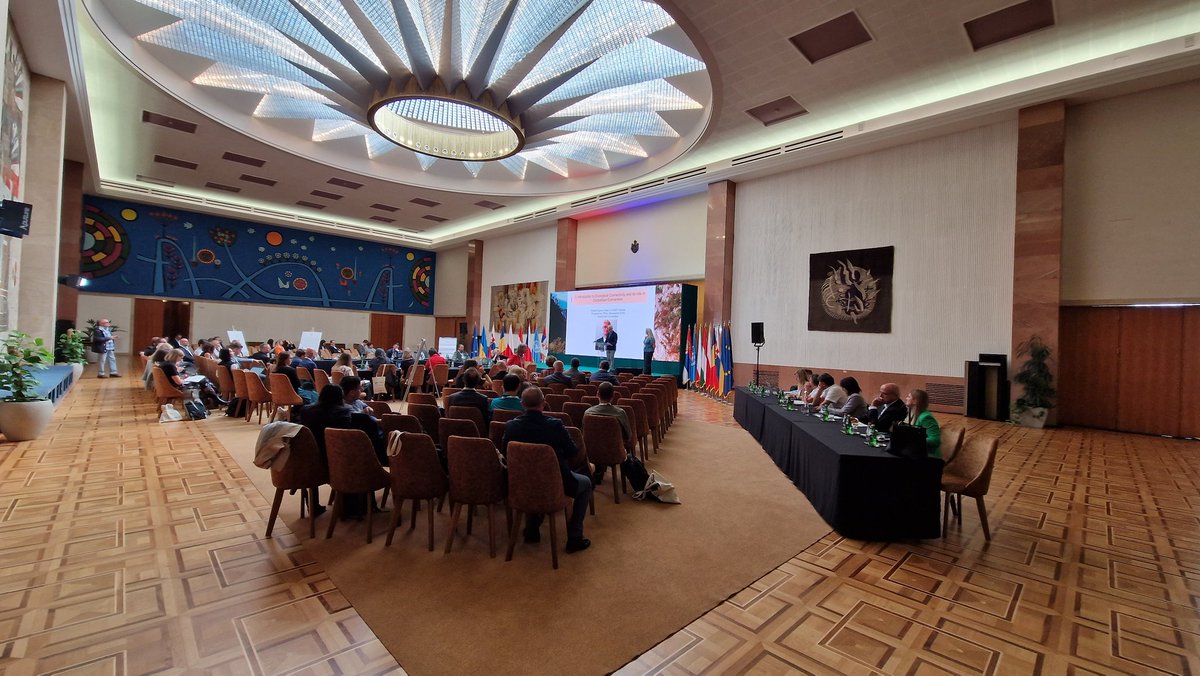 CsabaMEZEI's tweet photo. @CEEwebEurope taking part in @UNEP #carpathian_convention COP7 in Belgrade, Serbia presenting @ClimateGameOn and also meeting CEEweb members. https://t.co/bCmXLd2Q7O