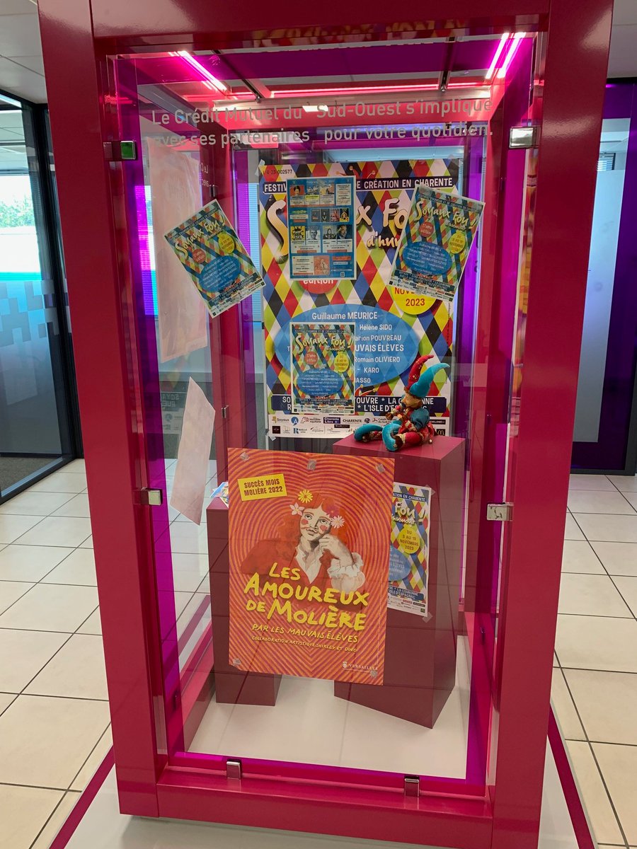 La Caisse de Soyaux vous présente le festival Soyaux fou d'humour qui fête cette année sa 17ème édition.
Du 3 au 19 novembre, venez profiter des spectacles.
soyauxfoudhumour.fr