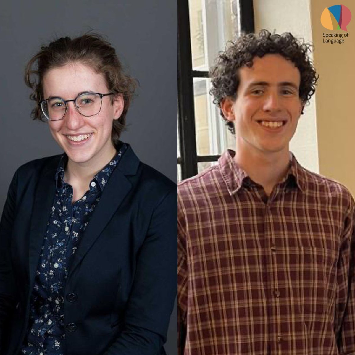 CornellLRC's tweet photo. It's Wednesday. #SpeakingOfLanguage ๐ is back!
McKenna Norton and Jack Donnellan are undergraduates in the College Scholar Program at Cornell. Her about their ambitious multidisciplinary undertakings.
Listen in & like us!
https://t.co/3fjbLE3m5U
#ๅๅญๅด่ฑ่
ๅฟ
#ููุง
@cornellcas https://t.co/d1BbB4sm8o