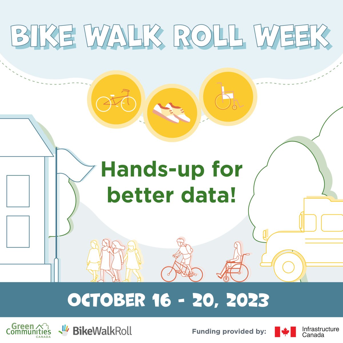 📢 Calling all teachers! Tell us how your students travel to school with a short 30-second hands-up survey. From October 16-20, 2023, join the nation-wide #BikeWalkRollWeek movement to collect better #SchoolTravel data! schooltravel.ca/bike-walk-roll… @greencommunitiesscan #Cranbrook