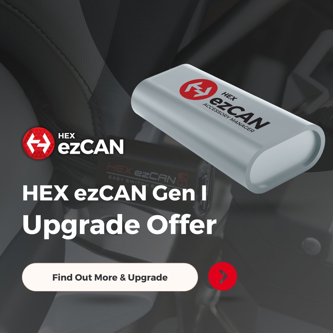 HexInnovate's tweet image. Attention all Gen I ezCAN users 📣 Discover our exciting upgrade offer that will take your experience to the next level. Don't miss out on this opportunity to save $100, find out more here hexezcan.com/gen-i-upgrade-…

#HEXezCAN #HEXInnovate #UpgradeOffer #CustomBike #BikeAccessories