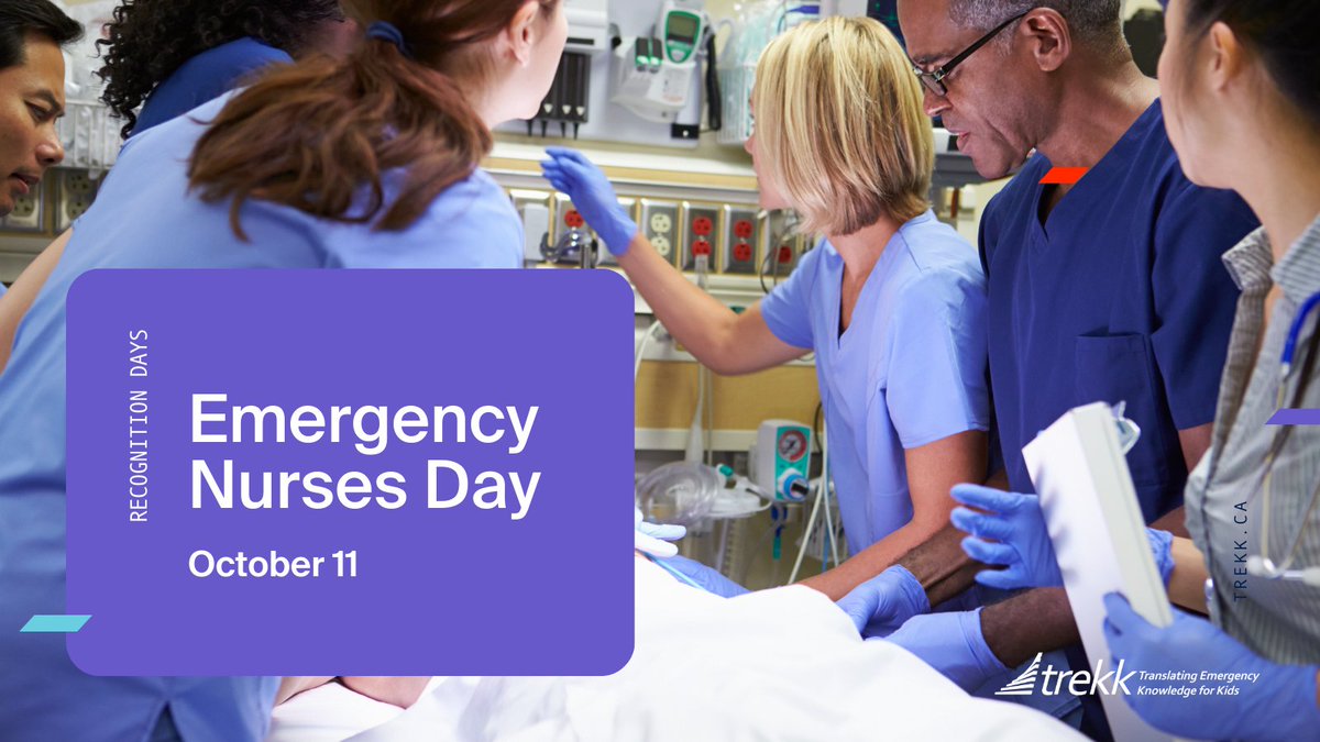 TREKKca's tweet photo. October 11th is #EmergencyNursesDay! We appreciate all that you do as a part of the healthcare team. Thank you for your dedication and commitment to patient care, today and every day! https://t.co/9g0lQrgTPM