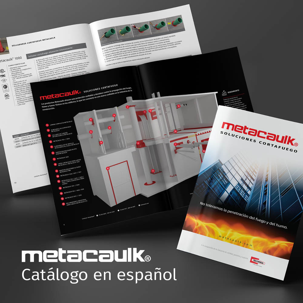 RectorSeal's tweet image. El nuevo catálogo de #Metacaulk #firestop ya está aquí, permitiendo a especificadores y diseñadores una guía de referencia rápida y fácil para seleccionar la solución de sellado contra incendios adecuada. 
&amp;gt;&amp;gt; rs.today/firestop-sp &amp;lt;&amp;lt;
 #RectorSealToTheRescue #cortafuego