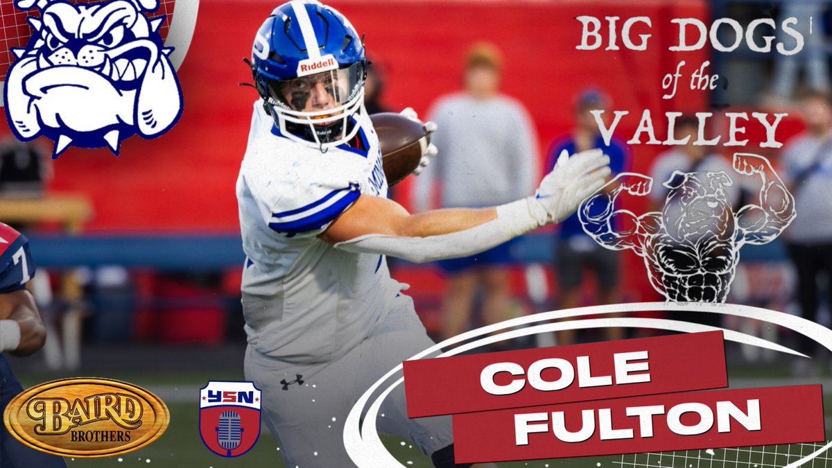 Congratulations to this week's Baird Brothers Football Big Dog of the Valley: Poland's Cole Fulton!

With the win, Cole now qualifies for the Big Dog of the Year vote at season's end!