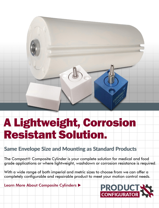 ITTCompact's tweet image. Lightweight AND corrosion resistant?! And they say you can&apos;t have it all. Check out our  #compositecylinders that provide motion control solutions in medical and food-grade applications! Learn more: tinyurl.com/yc48d2yz