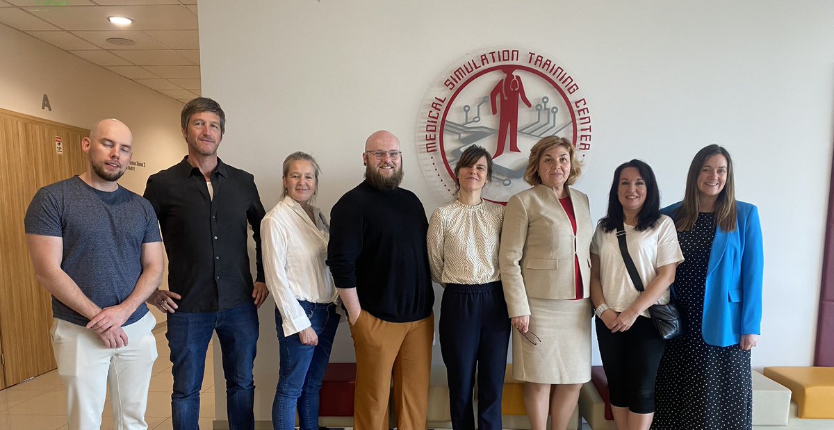 AllenStephaniel's tweet photo. Very interesting tour of the medical simulation training centre in Plovdiv Bulgaria today! #safe4child @RyanGoulding13 @SineadHefferna2 @kostadinoffMD @HaapalainenSatu @JennieSynnott @uccnursmid @UCCASSERT @UCCMedHealth @UCCCSSRC @UCCnursmhealth @jgoodwinnurse https://t.co/VnsgVUViC8