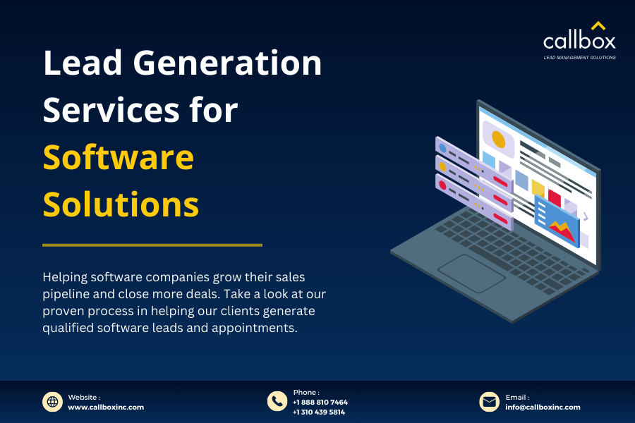 becca_matias's tweet image. Looking for software lead generation companies?

Callbox provides software lead generation services and helps generate quality leads by implementing proven marketing campaigns for businesses worldwide. 👉bit.ly/39CMYGK

🌐callboxinc.com

#leadgenerationsoftware